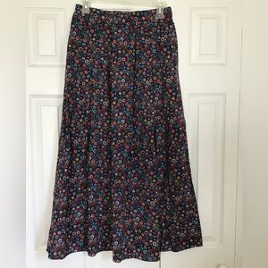 VTG Handmade Boho Cotton Floral Skirt Sm
